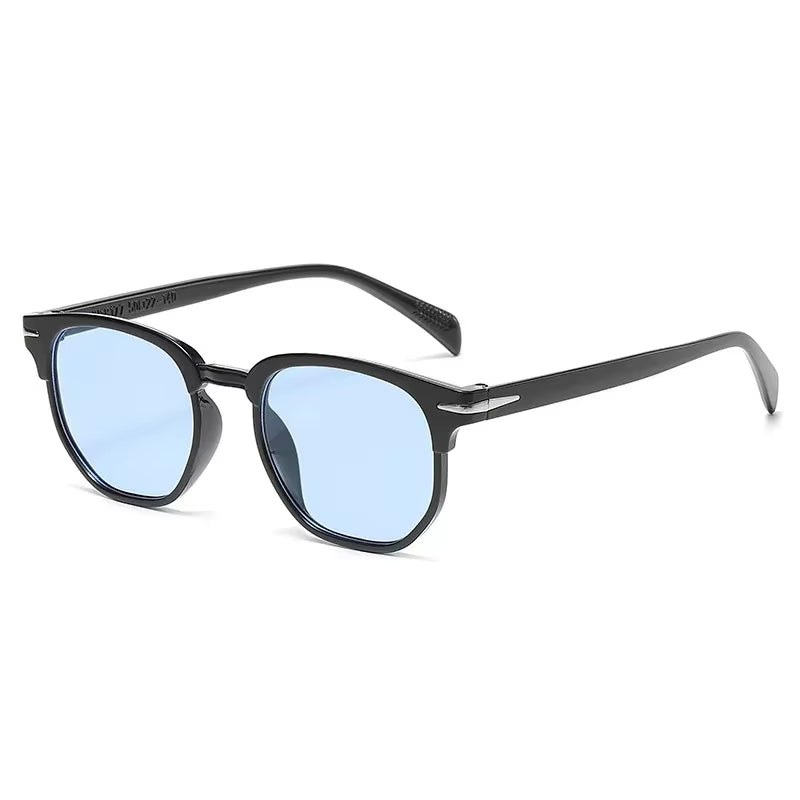 Retro Sunglasses Men Women Popular Square Oval Sun Glasses Ladies Black Eyeglasses Driver Goggles UV400 Mirror